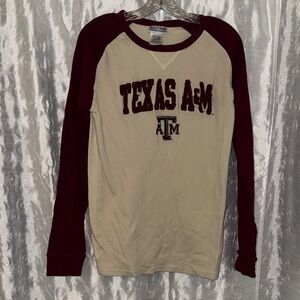 Majestic Section 101 Texas A&M Long Sleeve Shirt  Adult Size Small 🔥 BL2